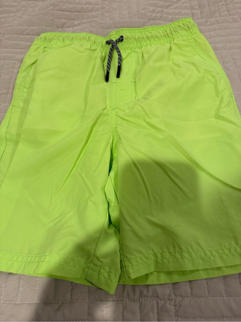 art class Neon Green Swim Trunks with Drawstring